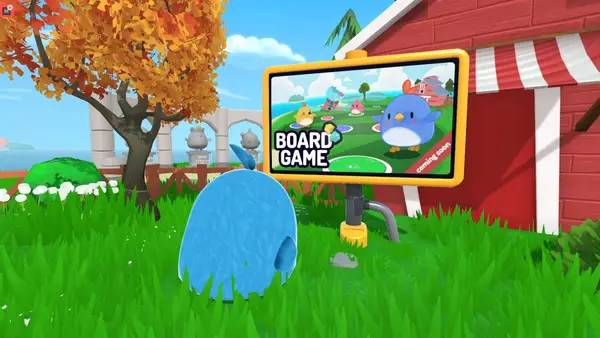 Персонаж Feather Party в процессе выполнения задания