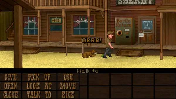 Персонаж Fester Mudd Curse of the Gold - Episode 1 в процессе выполнения задания