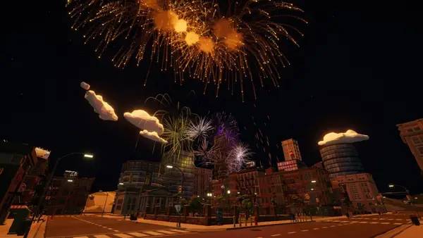 Персонаж Fireworks Mania - An Explosive Simulator в процессе выполнения задания