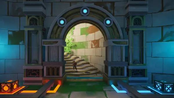 Персонаж Floodcore в процессе выполнения задания