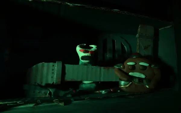 Персонаж Floogen в процессе выполнения задания