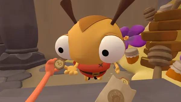 Персонаж Floor Plan 2 в процессе выполнения задания