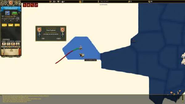 Персонаж For the Glory  A Europa Universalis Game в процессе выполнения задания