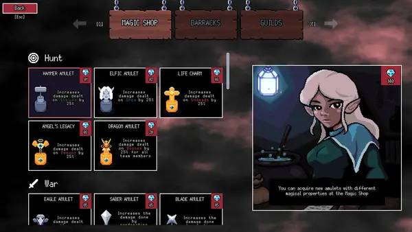 Персонаж Forgotten Mines в процессе выполнения задания