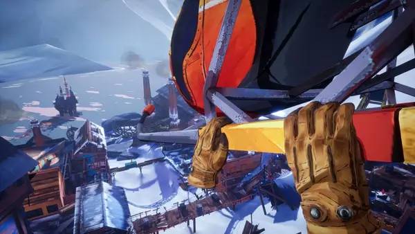 Персонаж Fracked в процессе выполнения задания