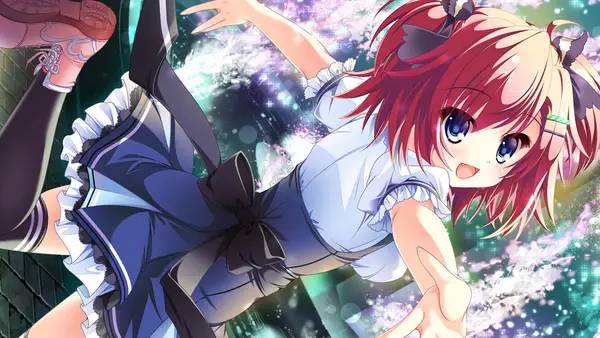 Персонаж Fureraba ~Friend to Lover~ в процессе выполнения задания