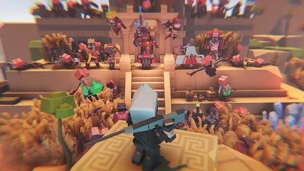 Персонаж G2 Fighter в процессе выполнения задания