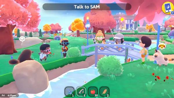 Персонаж Galactic Getaway в процессе выполнения задания