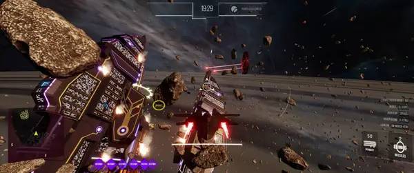 Персонаж Galaxy in Turmoil в процессе выполнения задания