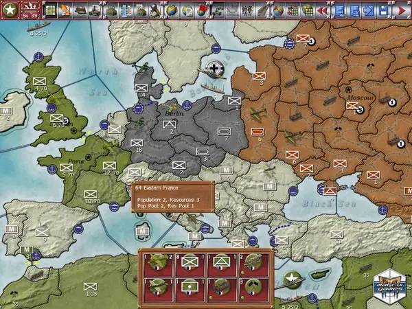 Персонаж Gary Grigsby's World at War  A World Divided в процессе выполнения задания