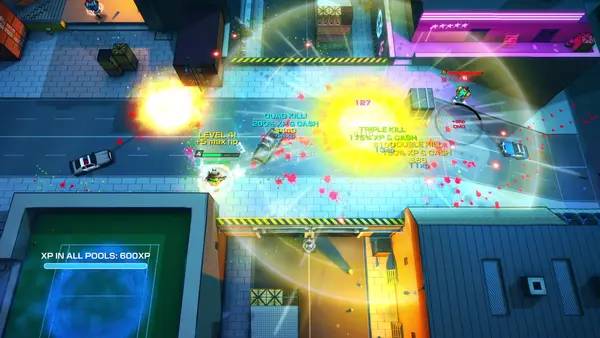 Персонаж Gene Shift Auto в процессе выполнения задания