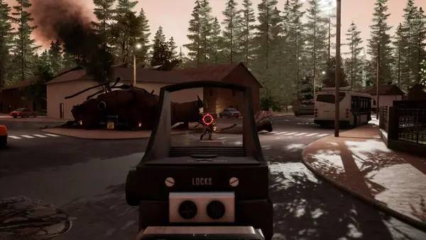 Персонаж Ghost Platoon в процессе выполнения задания