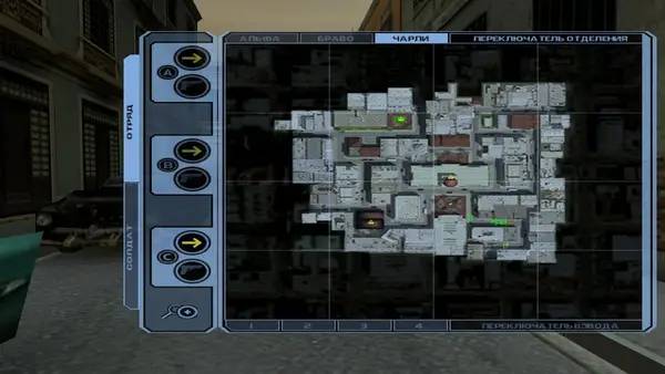 Персонаж Ghost Recon  Черные береты - Морская пехота России в процессе выполнения задания