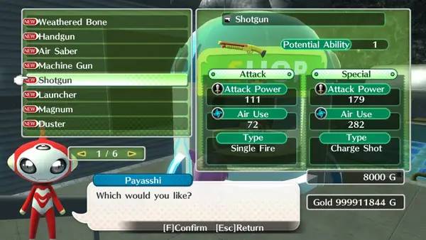 Персонаж GOCCO OF WAR в процессе выполнения задания