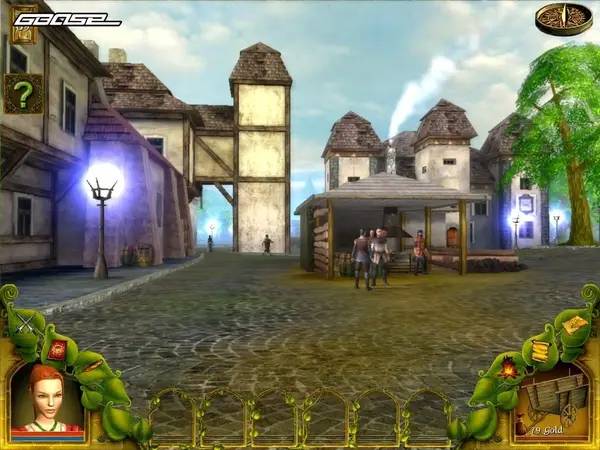 Персонаж Gods Lands of Infinity в процессе выполнения задания