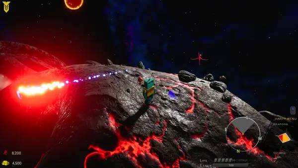 Персонаж Gronions в процессе выполнения задания