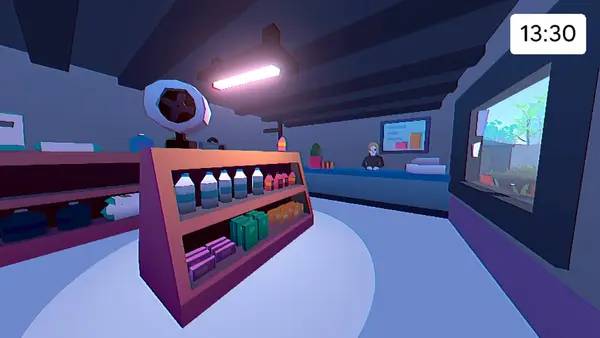 Персонаж Grunn в процессе выполнения задания