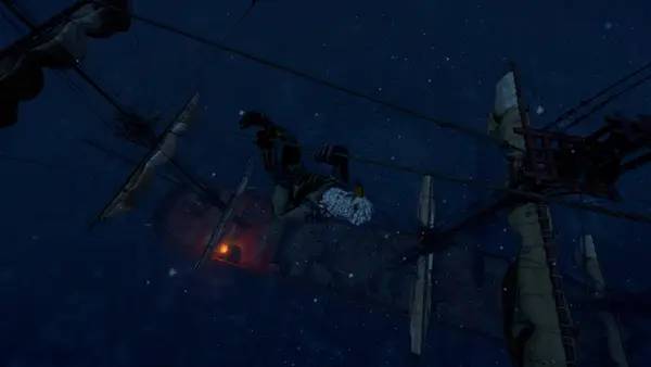 Персонаж Gust of Wind в процессе выполнения задания