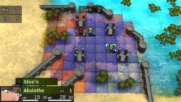 Персонаж Gyelfars в процессе выполнения задания