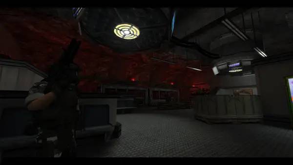 Персонаж Half-Life Crossfire в процессе выполнения задания