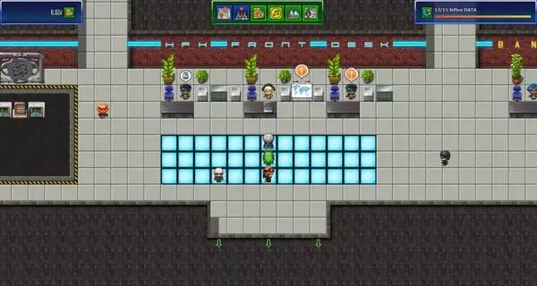 Персонаж Hate Free Heroes RPG (2D 3D RPG Enhanced) в процессе выполнения задания