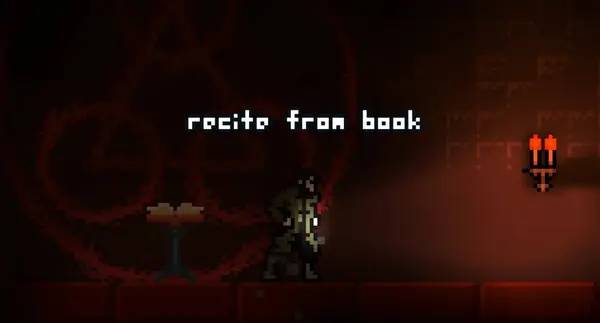 Персонаж Heartbeat Regret в процессе выполнения задания