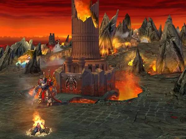 Персонаж Heroes of Might and Magic 5 в процессе выполнения задания