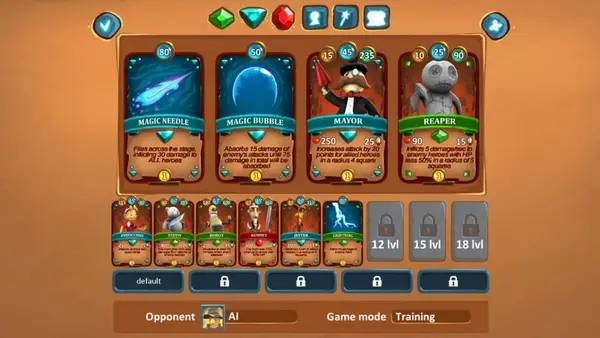 Персонаж Heroes of Scene в процессе выполнения задания