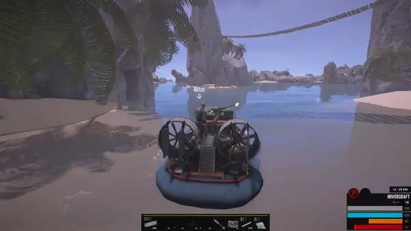 Персонаж Hide and Hold Out - H2o в процессе выполнения задания