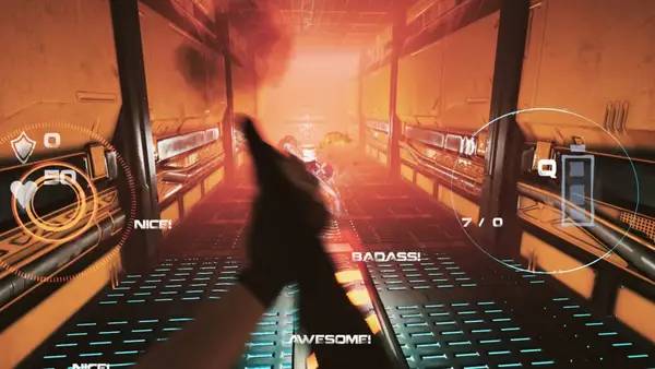 Персонаж HIVE в процессе выполнения задания