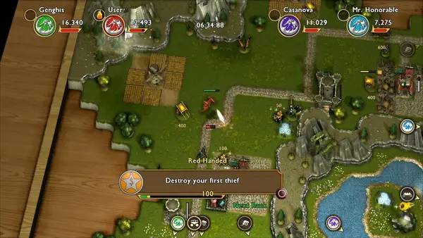 Персонаж HOARD в процессе выполнения задания