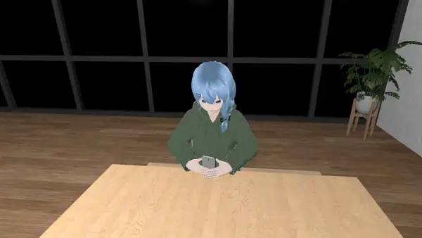 Персонаж holo8 в процессе выполнения задания