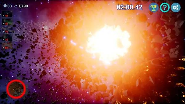 Персонаж Homeworld Defense в процессе выполнения задания