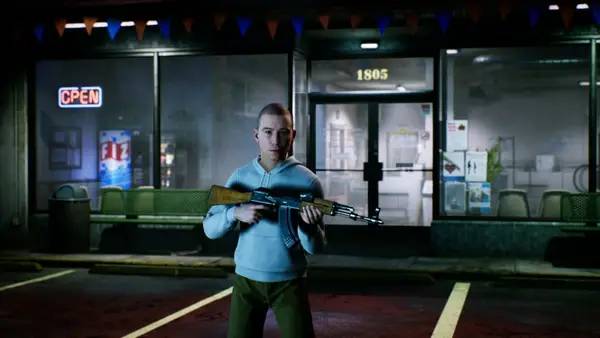 Персонаж Human Madness в процессе выполнения задания