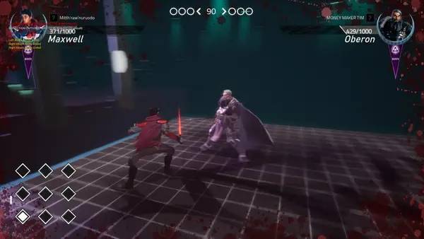 Персонаж HyperBlade в процессе выполнения задания