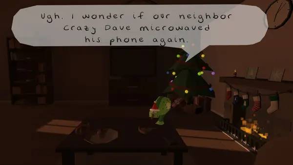 Персонаж I Frog-ot в процессе выполнения задания