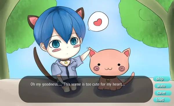 Персонаж I Love You, Brother в процессе выполнения задания