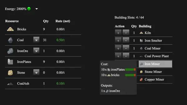 Персонаж Incremental Factory в процессе выполнения задания