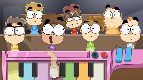 Персонаж Indiecalypse в процессе выполнения задания