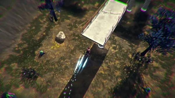 Персонаж Infinitesimal Point в процессе выполнения задания