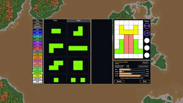 Персонаж Intergalactic Fishing в процессе выполнения задания