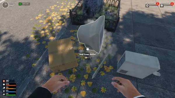 Персонаж Internet Cafe & Supermarket Simulator 2024 в процессе выполнения задания