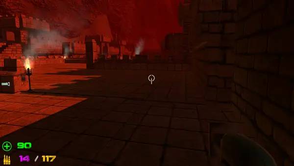 Персонаж Iron Sun в процессе выполнения задания