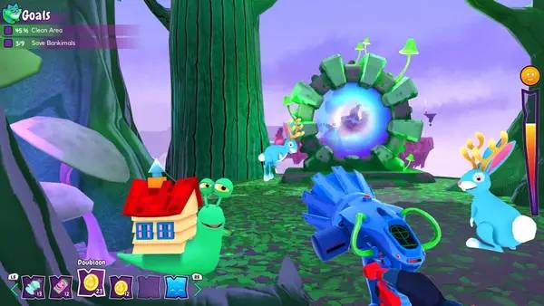 Персонаж Island Saver - Fantasy Island в процессе выполнения задания