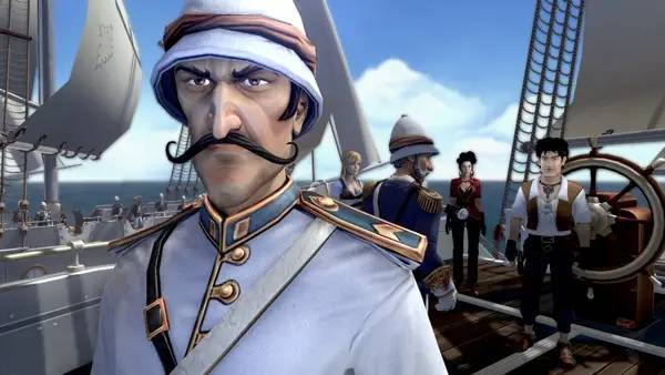 Персонаж Jack Keane 2 - The Fire Within в процессе выполнения задания