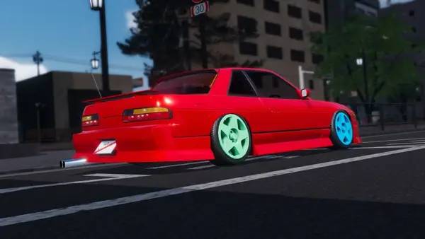 Персонаж Jidousha Shakai в процессе выполнения задания