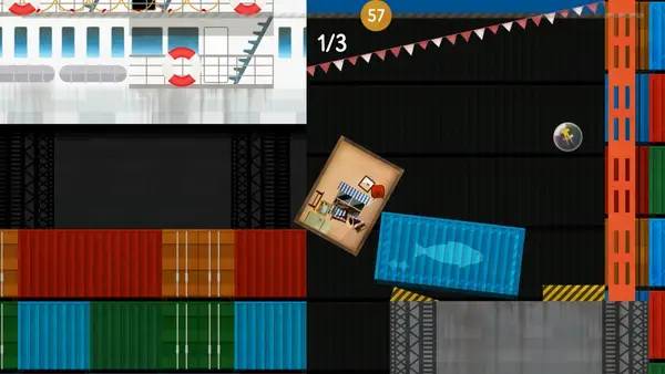 Персонаж Jim is Moving Out! в процессе выполнения задания