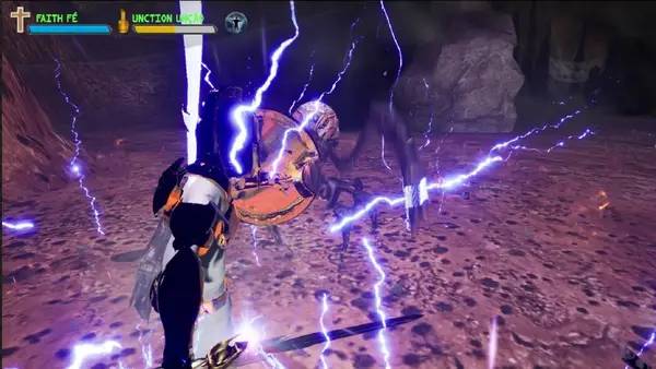 Персонаж John Christian в процессе выполнения задания