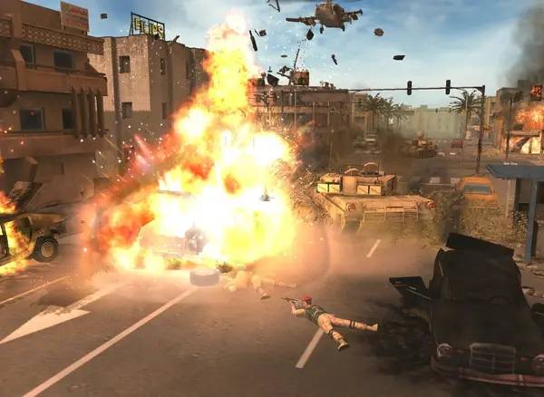 Персонаж Joint Task Force в процессе выполнения задания