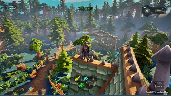 Персонаж JUMP! The Floor Is... в процессе выполнения задания